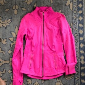 Lululemon Pink Running Jacket Size 8